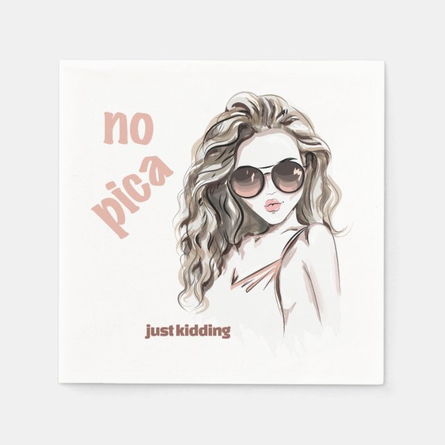 Nicht scharf serviette (Vorderseite)