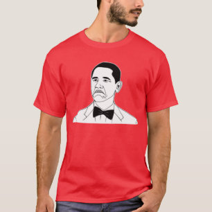 Nicht schlechtes Barack Obama Raserei-Gesicht Meme T-Shirt