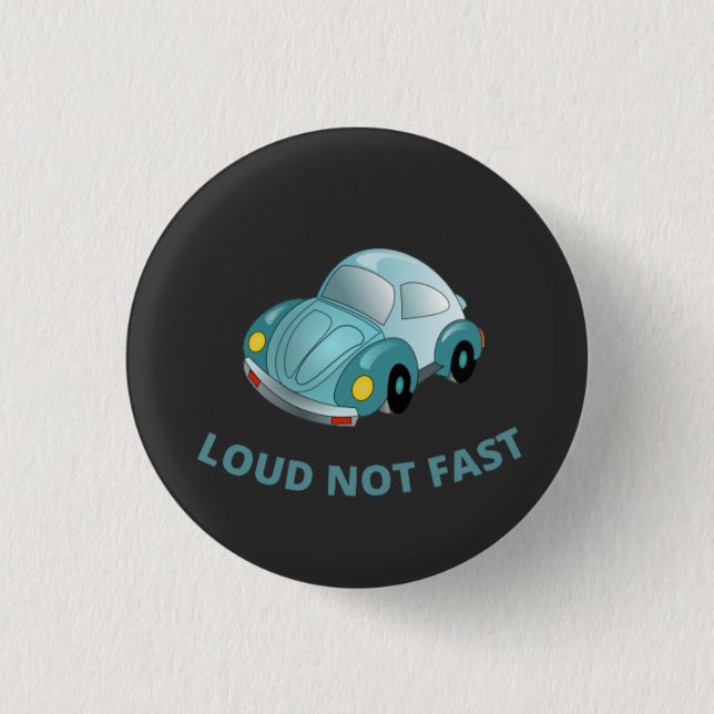 NICHT SCHNELL BUTTON (Vorderseite)