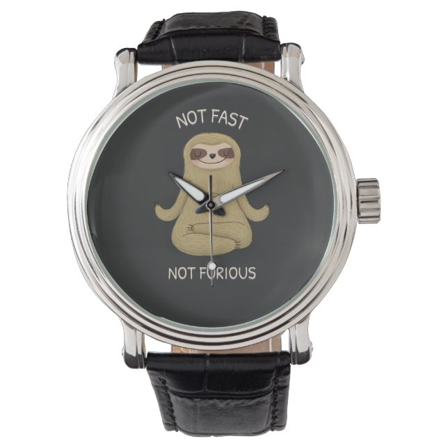 Nicht schnell, nicht wütend armbanduhr (Vorderseite)