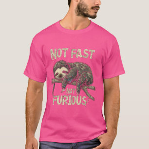 Nicht schnell, nicht wütend, süß, faul, schlafende T-Shirt