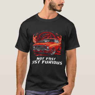 nicht schnell, nur wütendes Shirt-Dreck-Shirt T-Shirt