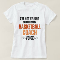 Nicht schreien Basketballtrainer Voice lustigen Te