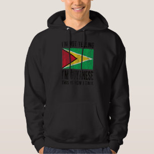 Nicht schreien, ich bin Guyana Flag Guyana Root Hoodie