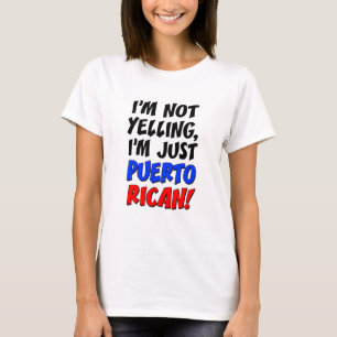 Nicht schreien nur Puerto-Amerikaner T-Shirt