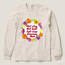 Nicht Schritt nicht Vollzeit phantastische Mama Ad Tri-Blend Shirt