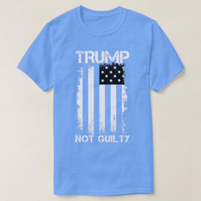 Nicht schuldfrei stehe ich mit Trump T-Shirt (Design vorne)
