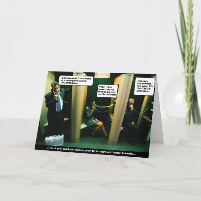 Nicht sind Sie froh Sie HABEN Freunde Karte (Vorderseite)