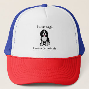 Nicht Single Ich habe einen Bernedoodle Truckerkappe