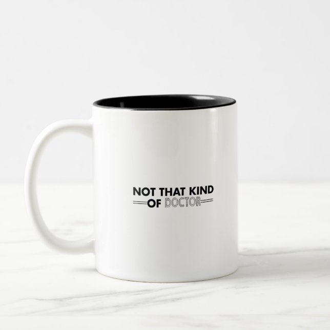 nicht so ein Arzt Zweifarbige Tasse (Links)