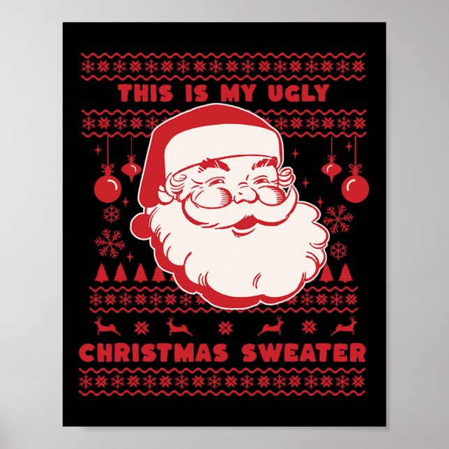 Nicht so hässliche Weihnachten Poster (Vorne)