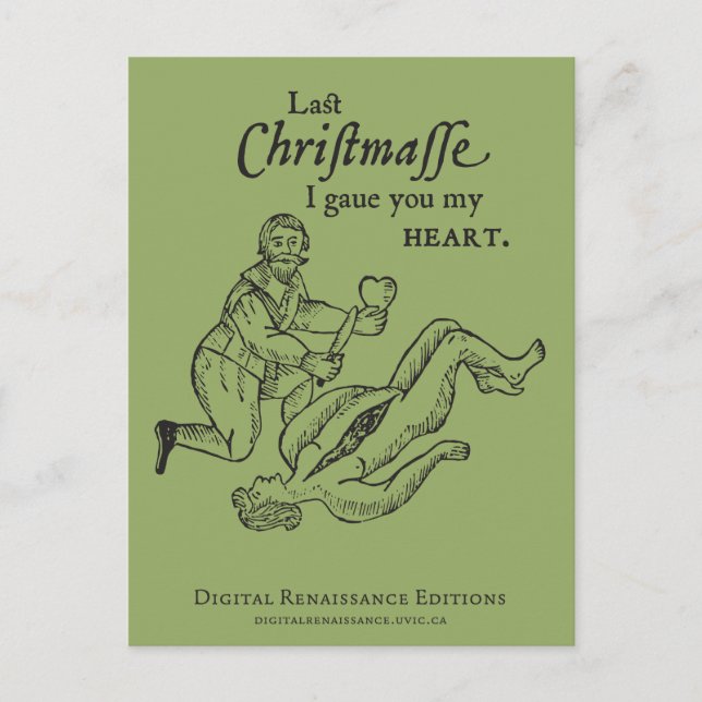 (Nicht so) Merry Old England Postcard Postkarte (Vorderseite)