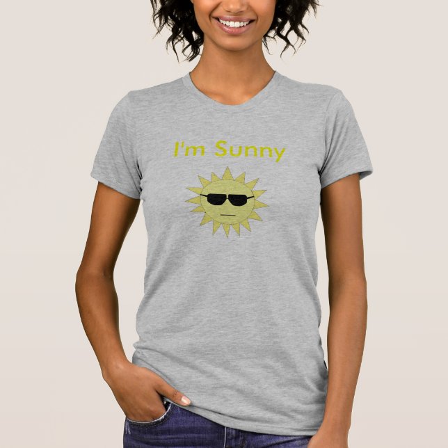 nicht so sonnig T-Shirt (Vorderseite)