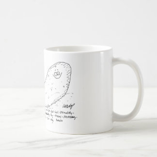 Nicht so-Süßkartoffeln-Cartoon-Tasse. Kaffeetasse
