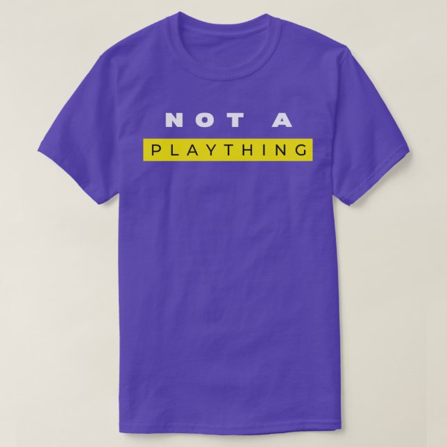 Nicht spielen 1 T-Shirt (Design vorne)