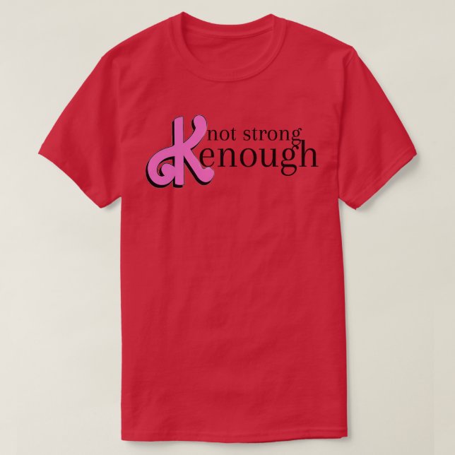 nicht stark genug T-Shirt (Design vorne)
