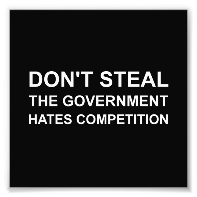 Nicht stehlen fotodruck (Vorne)