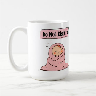 Nicht stören - Niedliche Comic-Stimmungsdose Kaffeetasse