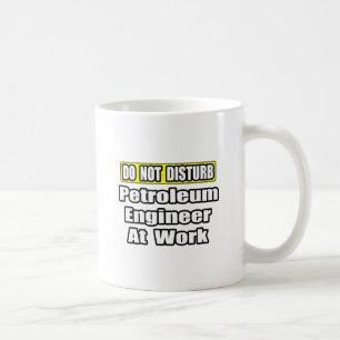 Nicht stören...Ölingenieur bei der Arbeit Kaffeetasse