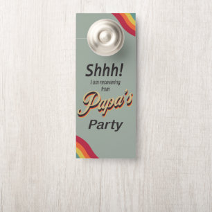 Nicht stören Shhh lustige Erholung von Party Do Türanhänger