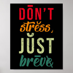 Nicht Stress Breve Dyslexie Bewusstsein Dyslexie Poster