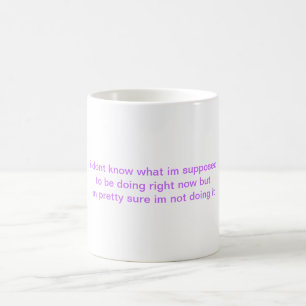 nicht sure wenn kaffeetasse