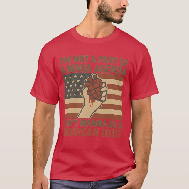 Nicht Teil einer MAGA-Agenda T-Shirt (Vorderseite)