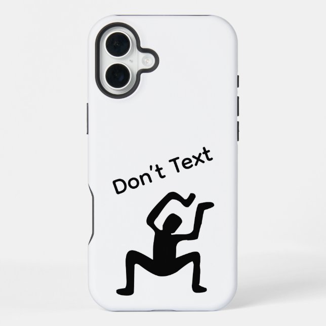 Nicht texten iPhone 16 plus hülle (Rückseite)