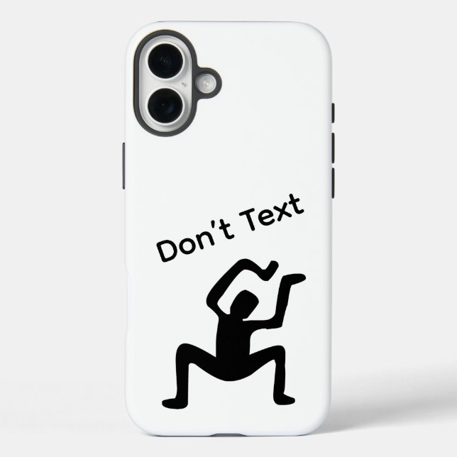 Nicht texten iPhone 16 plus hülle (Rückseite)