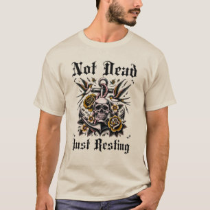 Nicht tot, nur das T-Shirt des Schädels ruhen