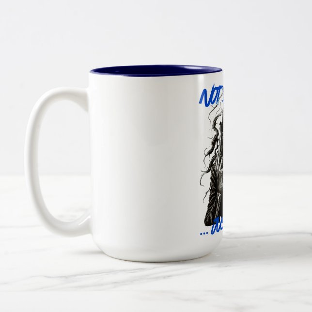Nicht tot, nur tot zweifarbige tasse (Links)