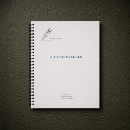 Nicht-traditionelle standesamtliche Hochzeit Notizbuch
