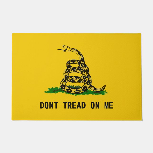 nicht Tretfahne usa Symbol snake Amerika Geschicht Fußmatte (Vorderseite)