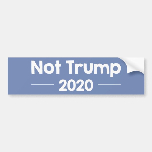 Nicht Trumpf 2020 Autoaufkleber (Vorne)