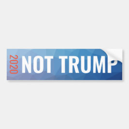 NICHT TRUMPF 2020 blaues geometrisches Autoaufkleber