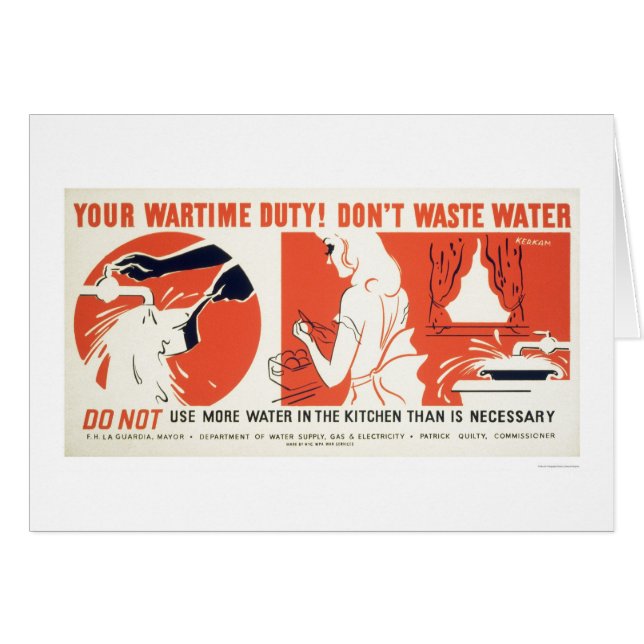 Nicht tun Abwasser-Küche WPA (Vorderseite (Horizontal))