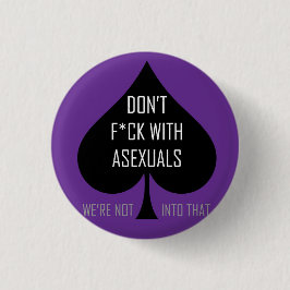 Nicht tun f*ck mit asexuals button