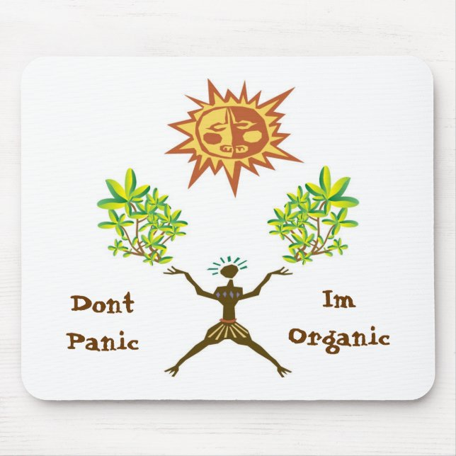 Nicht tun Panik Im Bio Mousepad (Vorne)