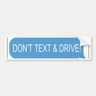 Nicht tun Text u. Antrieb Autoaufkleber