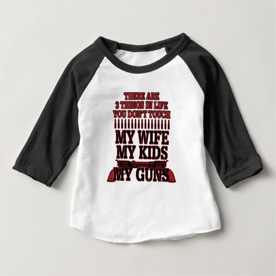 Nicht tun Touch meine Ehefrau meine Kinder meine Baby T-shirt