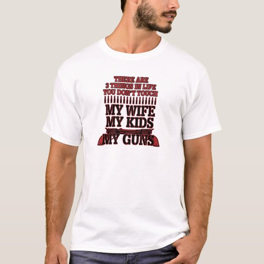 Nicht tun Touch meine Ehefrau meine Kinder meine T-Shirt