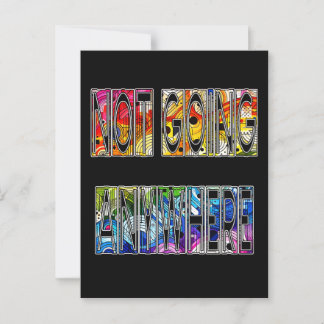 Nicht überall - LGBTQIA+-Stolz Postkarte