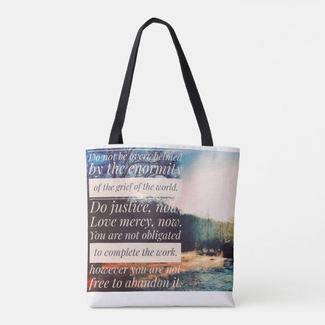 Nicht überlastet tasche (Rückseite)