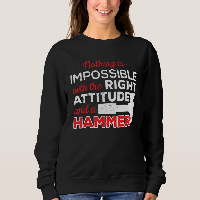 Nicht undurchführbar Hammerbauer Sweatshirt (Vorderseite)
