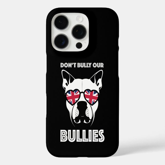 nicht unsere Bullen einschüchtern iPhone 16 Pro Hülle (Rückseite)