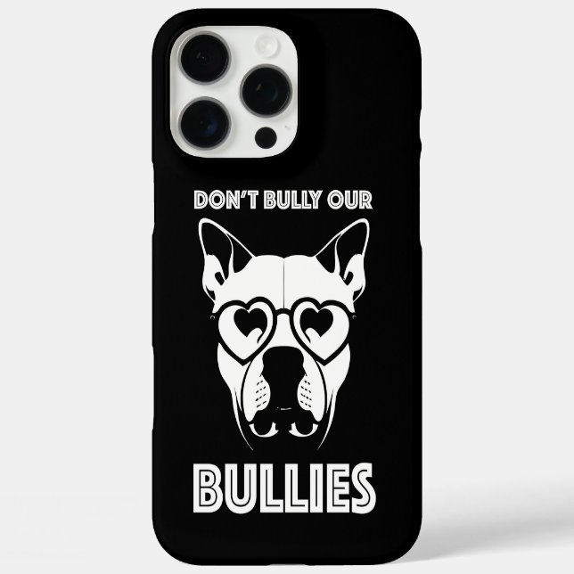 nicht unsere Bullen einschüchtern iPhone 16 Pro Max Hülle (Rückseite)