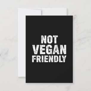 Nicht vegan freundlich - Lustige BBQ-Grill-Party-E Dankeskarte