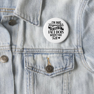 Nicht verantwortlich, lustig-sarkastisch-Offensive Button