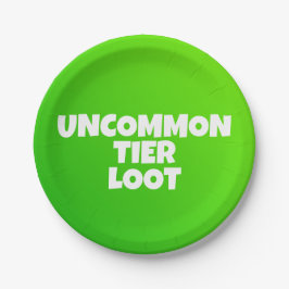 Nicht verbreitete Tier-Loot-Gamer-Papierplatte Pappteller