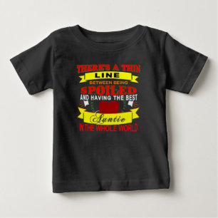 Nicht verdorben, aber super Tante Baby T-shirt